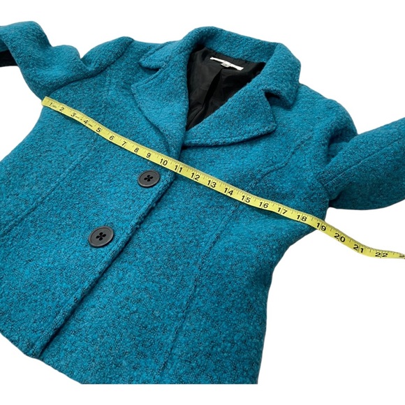 CAbi Size 4 Teal 3/4 Sleeve Blazer - Picture 7 of 11